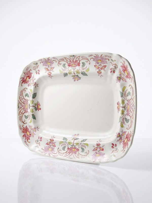 Vintage Servierplatte "Pâquerettes" von Longchamp, Art Nouveau
