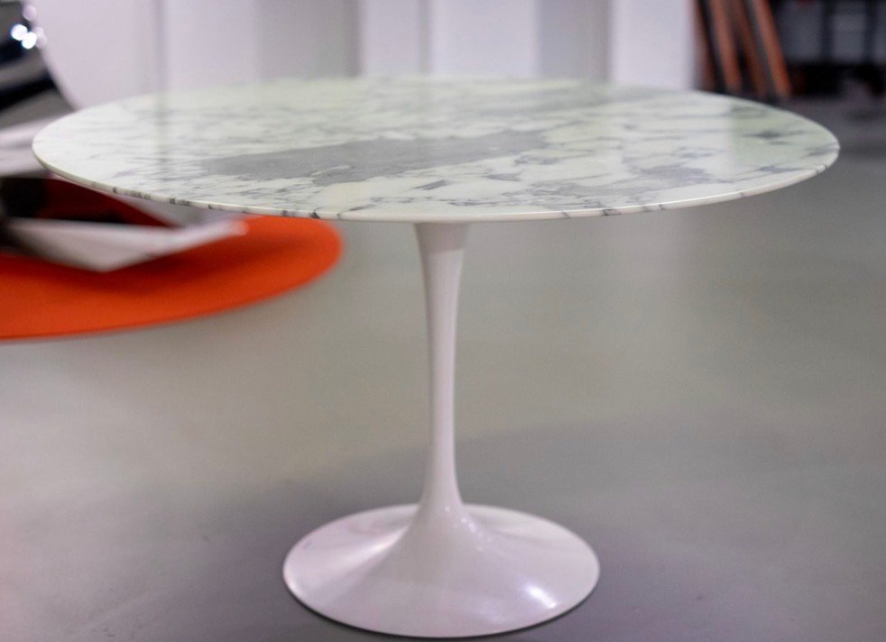 Tulip Esstisch aus Marmor von Eero Saarinen für Knoll International