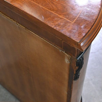 Vintage Kommode Halbmond von unbekannt für Italienisches Design, Mahagoni, Art Nouveau Stil