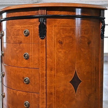 Vintage Kommode Halbmond von unbekannt für Italienisches Design, Mahagoni, Art Nouveau Stil