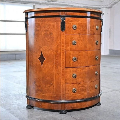 Vintage Kommode Halbmond von unbekannt für Italienisches Design, Mahagoni, Art Nouveau Stil