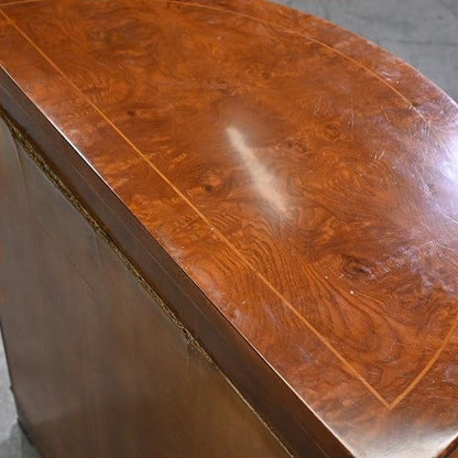 Vintage Kommode Halbmond von unbekannt für Italienisches Design, Mahagoni, Art Nouveau Stil