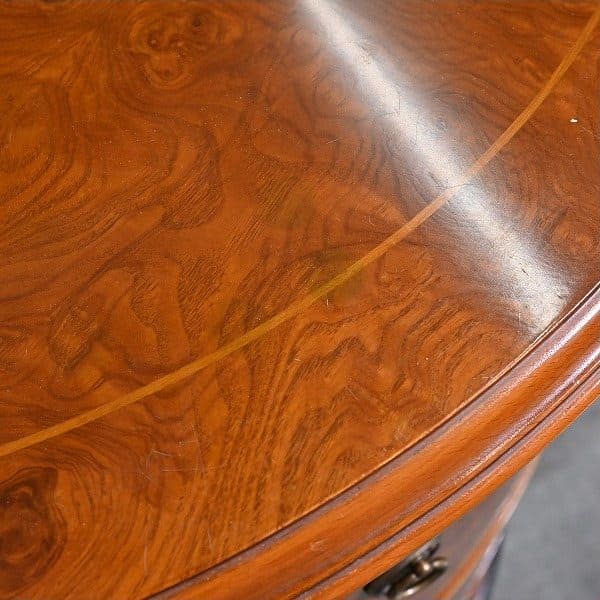 Vintage Kommode Halbmond von unbekannt für Italienisches Design, Mahagoni, Art Nouveau Stil