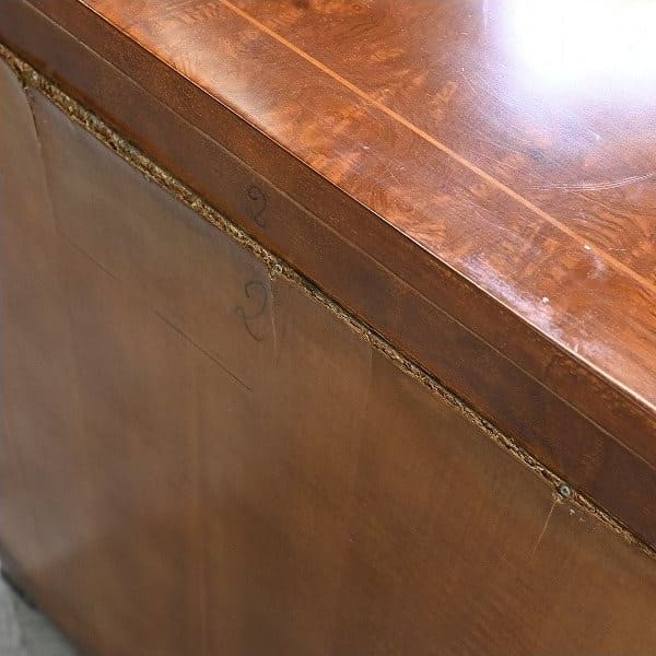 Vintage Kommode Halbmond von unbekannt für Italienisches Design, Mahagoni, Art Nouveau Stil