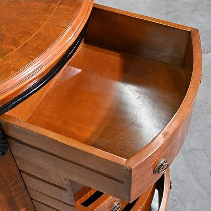 Vintage Kommode Halbmond von unbekannt für Italienisches Design, Mahagoni, Art Nouveau Stil