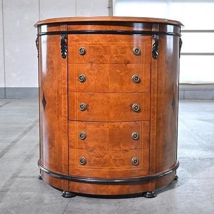 Vintage Kommode Halbmond von unbekannt für Italienisches Design, Mahagoni, Art Nouveau Stil
