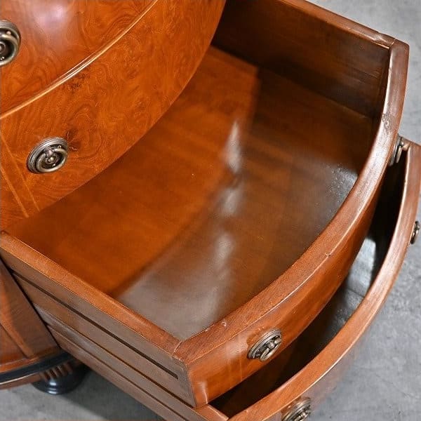 Vintage Kommode Halbmond von unbekannt für Italienisches Design, Mahagoni, Art Nouveau Stil