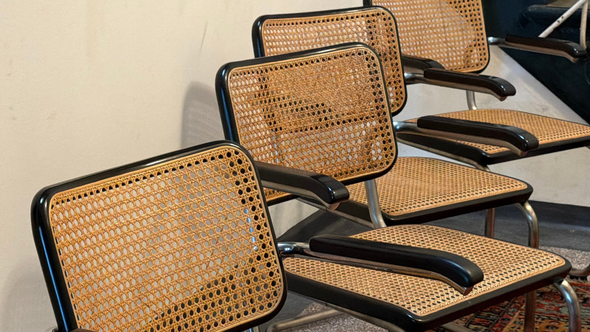 Set von 3 Freischwinger S64 von Marcel Breuer für Thonet, Special Edition 1999