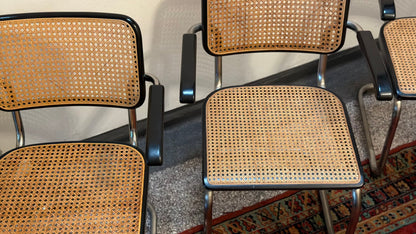 Set von 3 Freischwinger S64 von Marcel Breuer für Thonet, Special Edition 1999