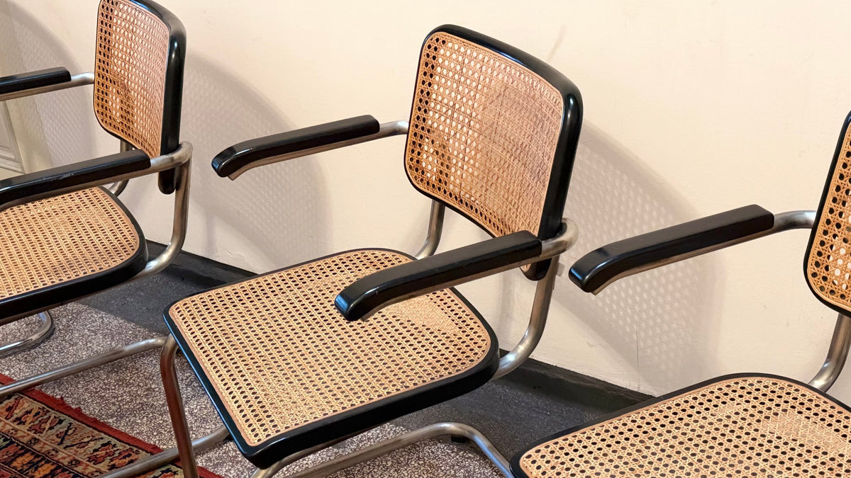 Set von 3 Freischwinger S64 von Marcel Breuer für Thonet, Special Edition 1999