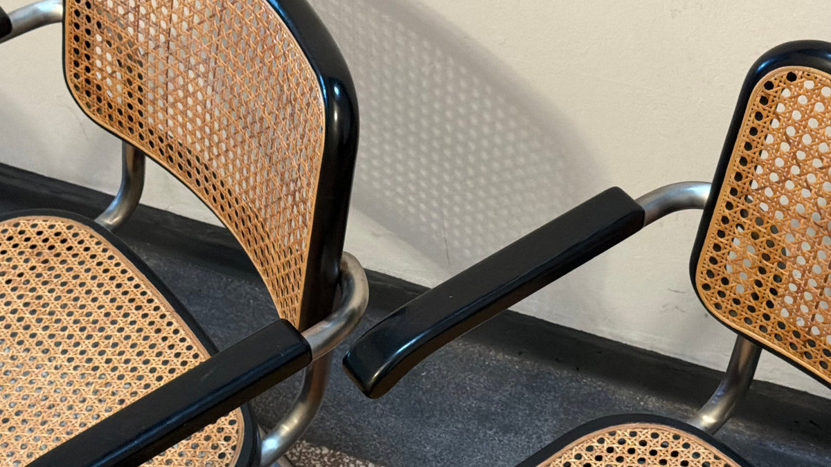 Set von 3 Freischwinger S64 von Marcel Breuer für Thonet, Special Edition 1999