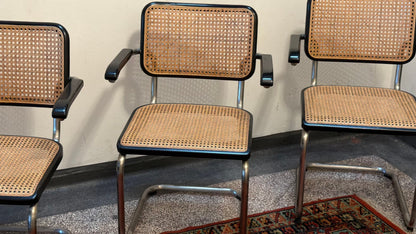 Set von 3 Freischwinger S64 von Marcel Breuer für Thonet, Special Edition 1999