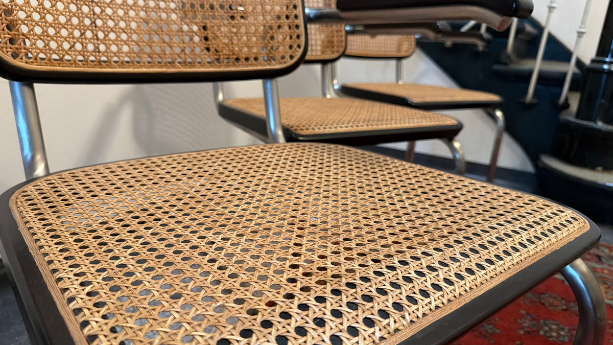 Set von 3 Freischwinger S64 von Marcel Breuer für Thonet, Special Edition 1999
