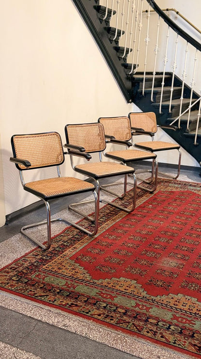 Set von 3 Freischwinger S64 von Marcel Breuer für Thonet, Special Edition 1999