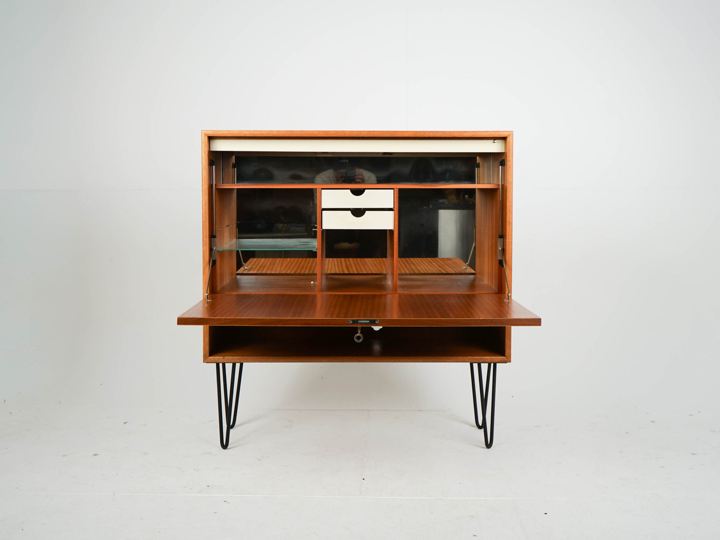 Vintage Teak Barschrank Mid Century