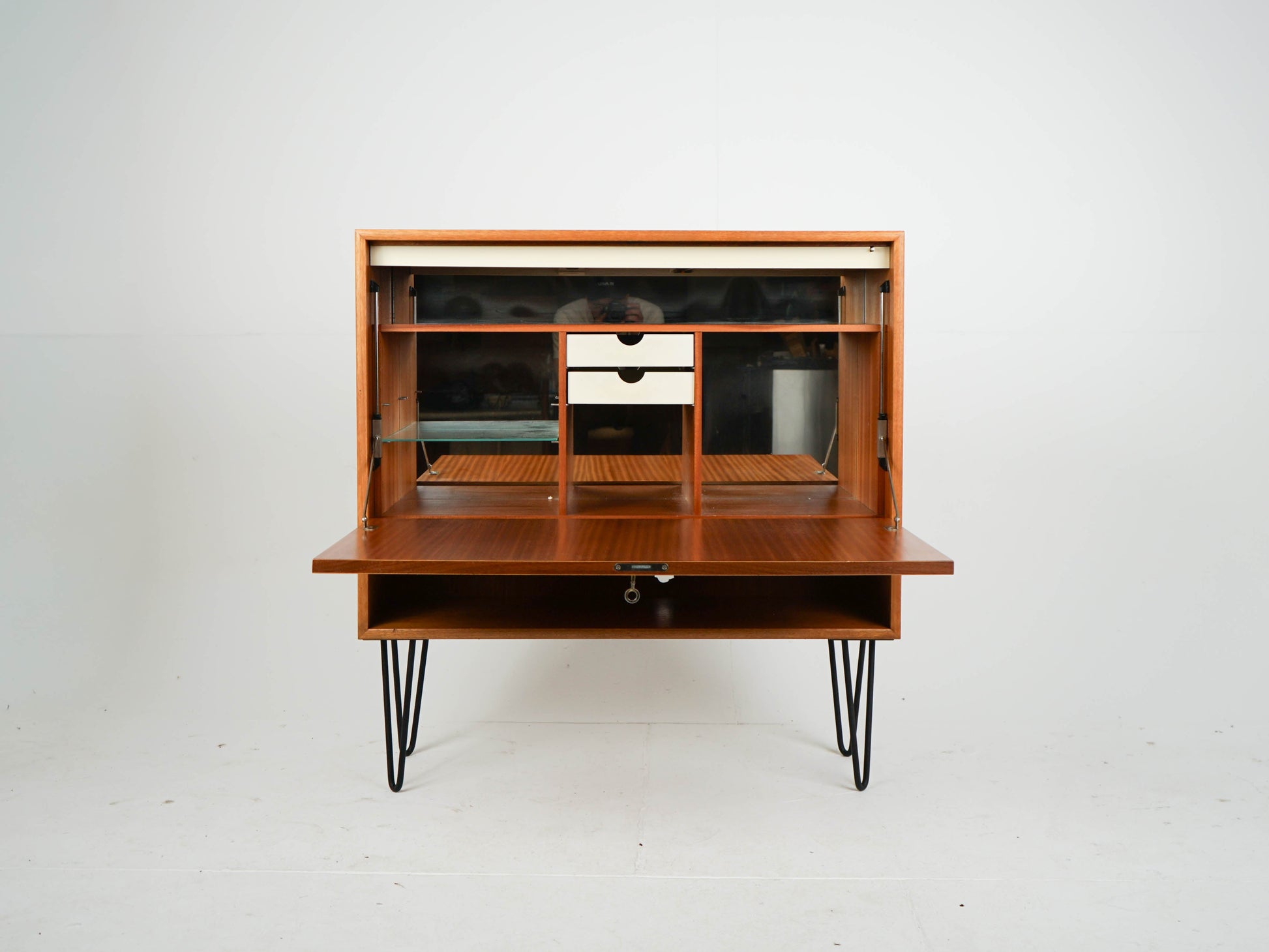 Vintage Teak Barschrank Mid Century