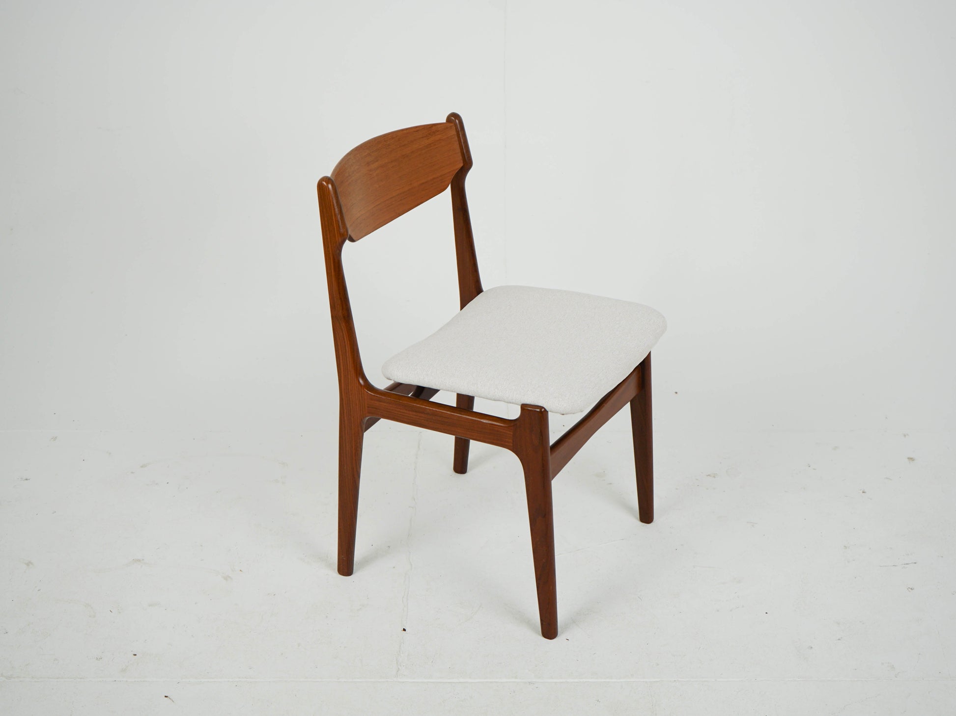 Set von 6 Vintage Teak Esszimmerstuhl von Erik Buch