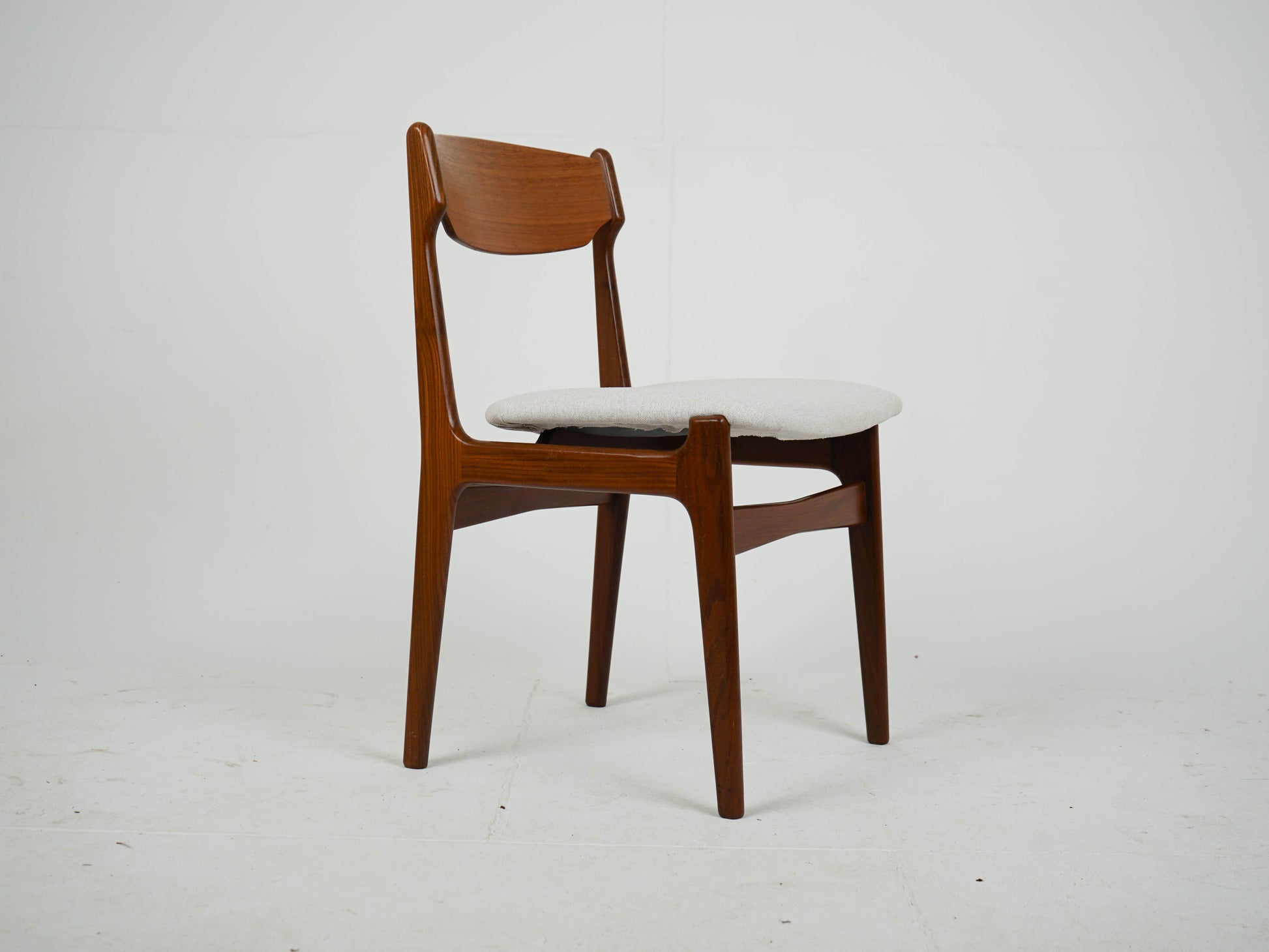 Set von 6 Vintage Teak Esszimmerstuhl von Erik Buch