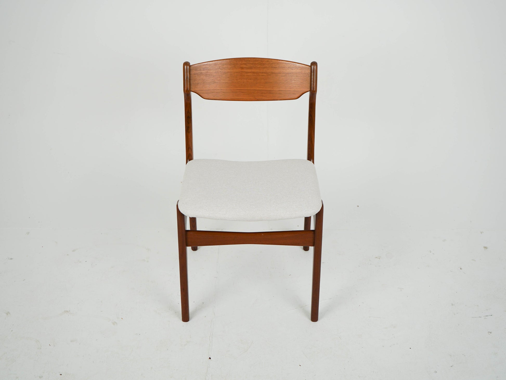 Set von 6 Vintage Teak Esszimmerstuhl von Erik Buch