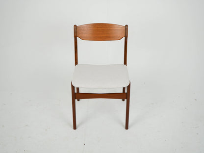 Set von 6 Vintage Teak Esszimmerstuhl von Erik Buch