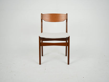 Set von 6 Vintage Teak Esszimmerstuhl von Erik Buch