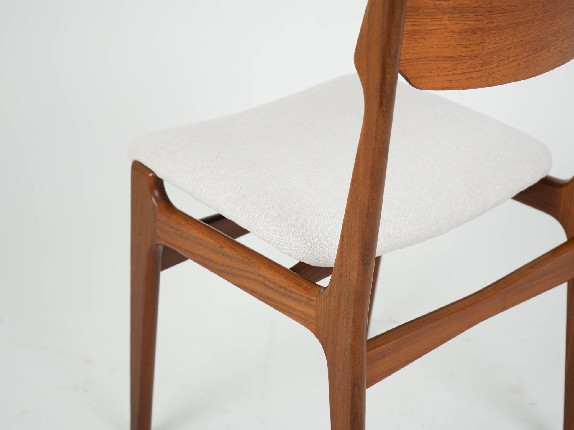 Set von 6 Vintage Teak Esszimmerstuhl von Erik Buch