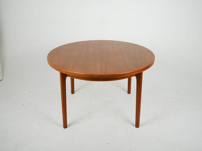 Vintage Teak Esstisch rund ausziehbar Mid Century