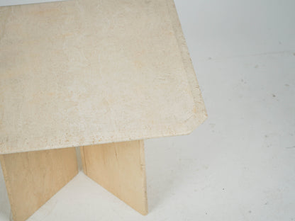 Vintage Couchtisch aus Travertin