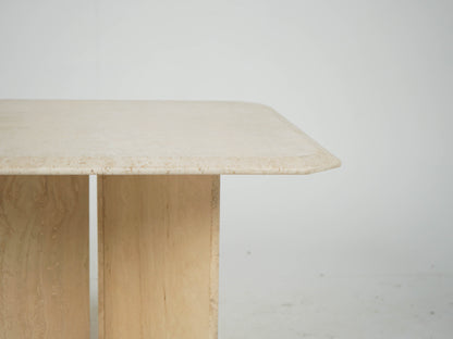 Vintage Couchtisch aus Travertin