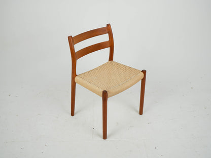 Set von 4 Vintage Teak Stuhl "Modell 84" von Niels Otto Møller für JL Møller Møbelfabrik