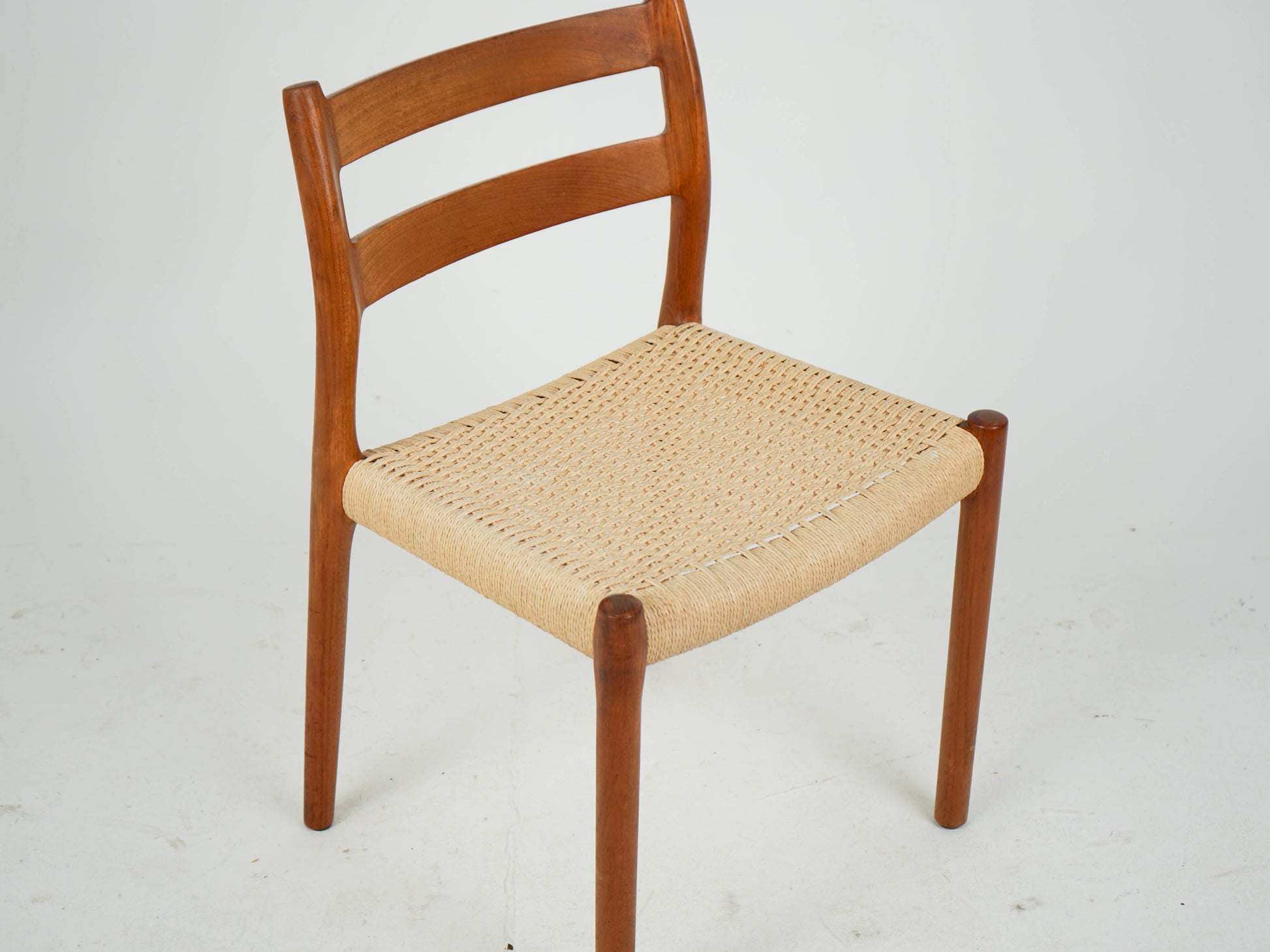 Set von 4 Vintage Teak Stuhl "Modell 84" von Niels Otto Møller für JL Møller Møbelfabrik