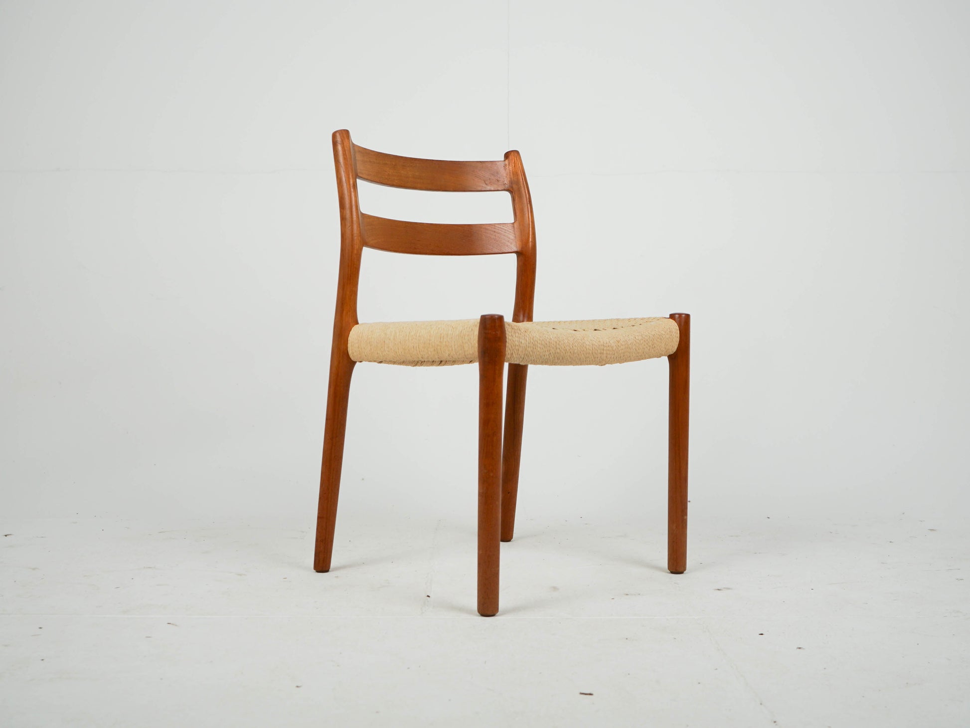 Set von 4 Vintage Teak Stuhl "Modell 84" von Niels Otto Møller für JL Møller Møbelfabrik