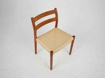 Set von 4 Vintage Teak Stuhl "Modell 84" von Niels Otto Møller für JL Møller Møbelfabrik