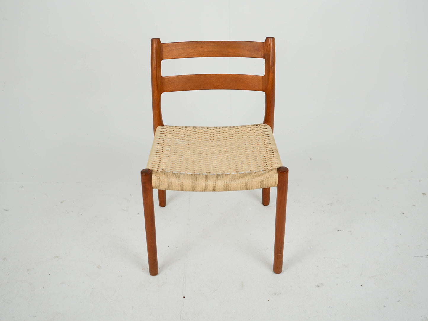 Set von 4 Vintage Teak Stuhl "Modell 84" von Niels Otto Møller für JL Møller Møbelfabrik