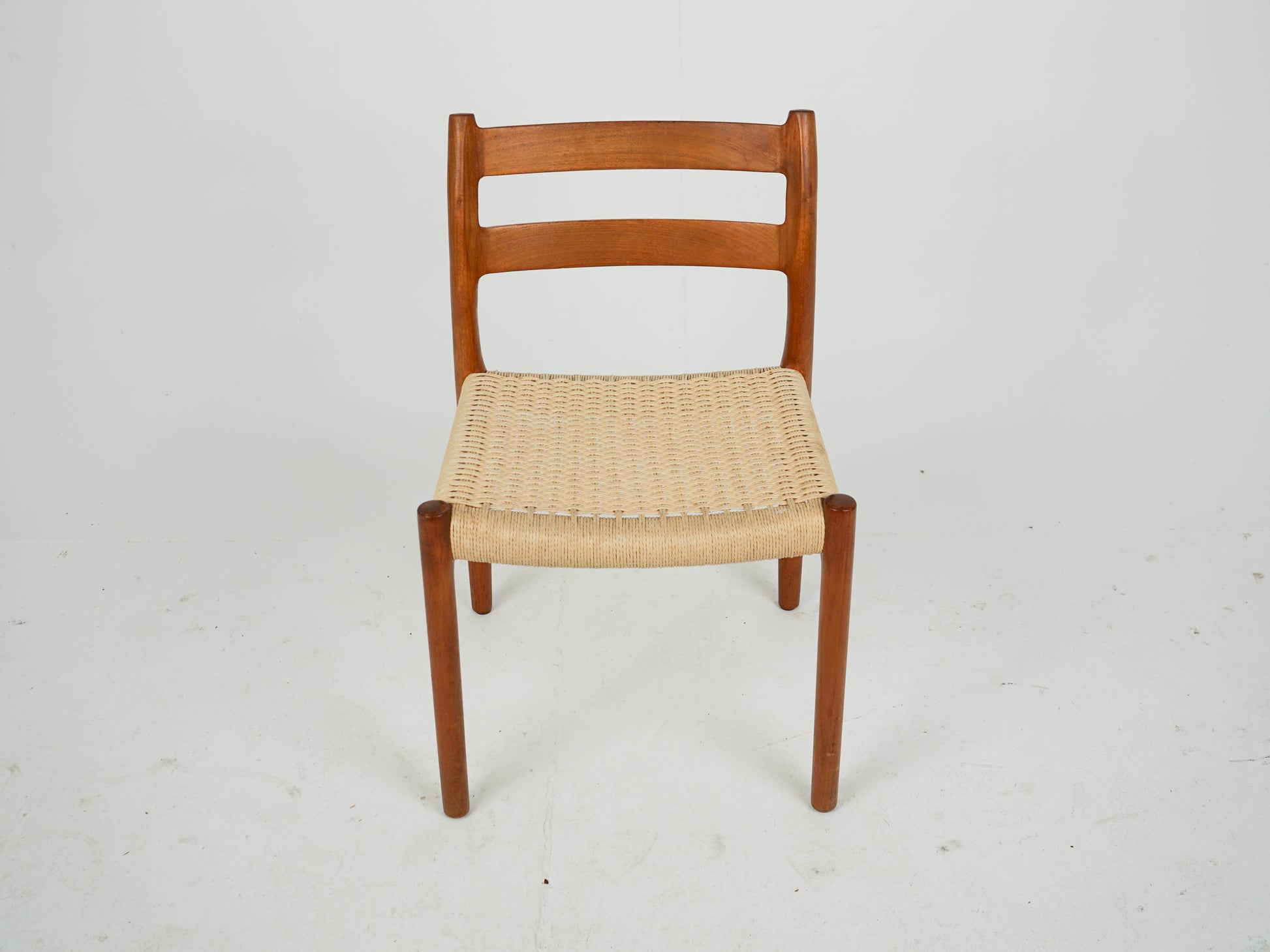Set von 4 Vintage Teak Stuhl "Modell 84" von Niels Otto Møller für JL Møller Møbelfabrik