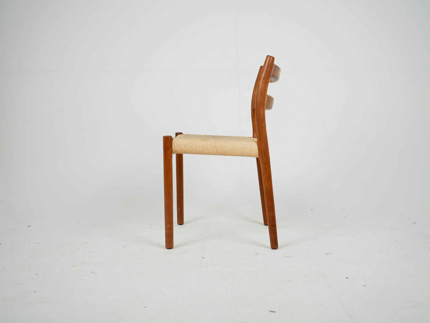 Set von 4 Vintage Teak Stuhl "Modell 84" von Niels Otto Møller für JL Møller Møbelfabrik