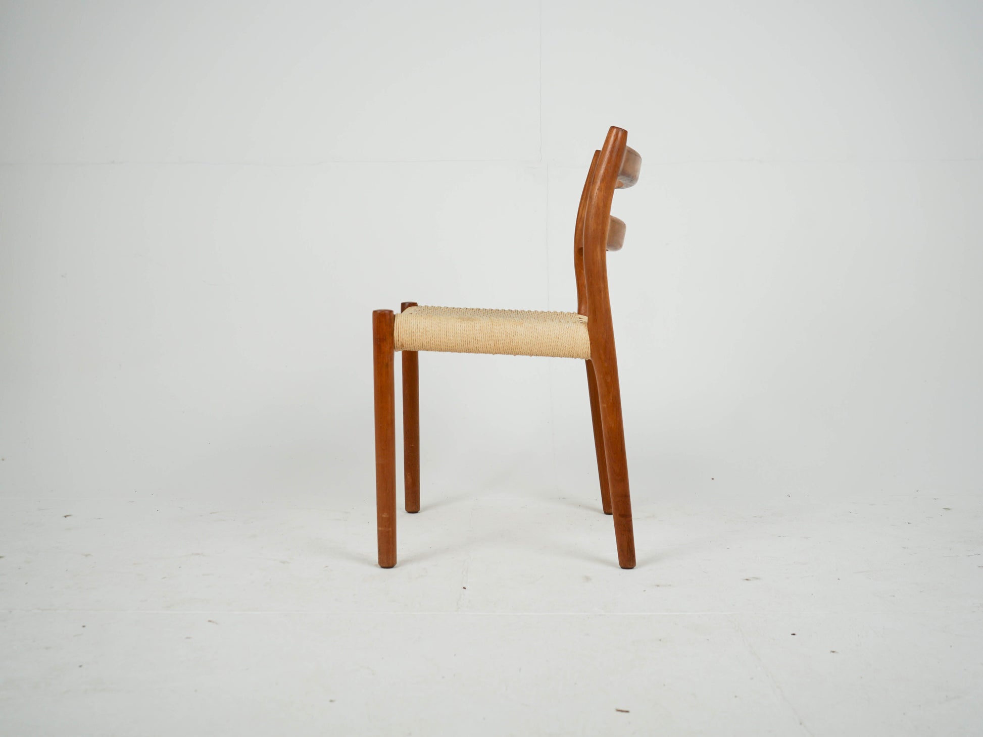 Set von 4 Vintage Teak Stuhl "Modell 84" von Niels Otto Møller für JL Møller Møbelfabrik