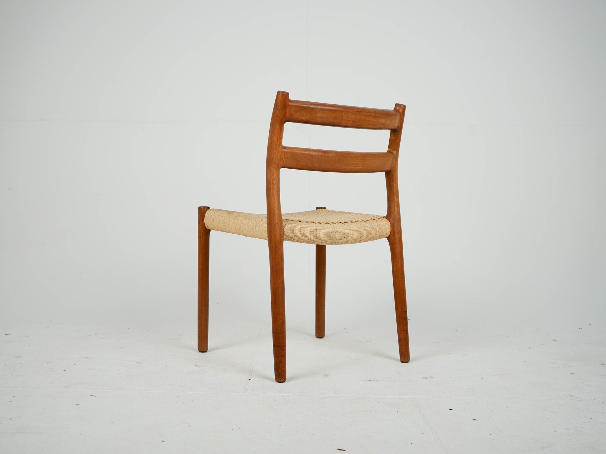 Set von 4 Vintage Teak Stuhl "Modell 84" von Niels Otto Møller für JL Møller Møbelfabrik