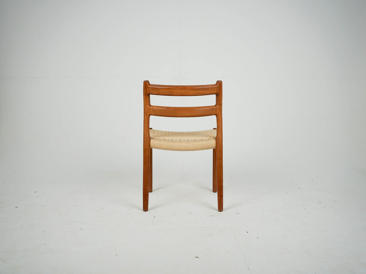 Set von 4 Vintage Teak Stuhl "Modell 84" von Niels Otto Møller für JL Møller Møbelfabrik