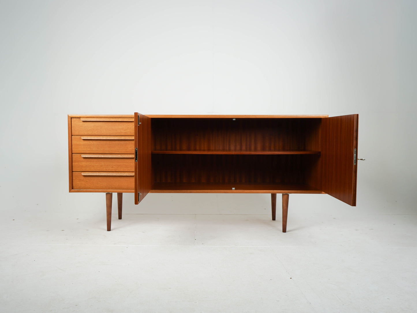 Vintage Teak Sideboard Mid Century