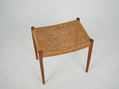 Vintage Hocker "Modell 80A" von Niels Otto Møller für JL Møller Møbelfabrik aus Teak