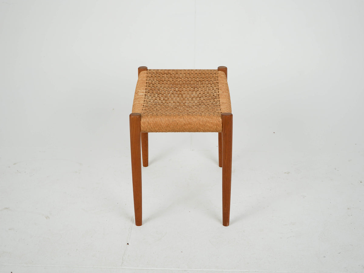 Vintage Hocker "Modell 80A" von Niels Otto Møller für JL Møller Møbelfabrik aus Teak
