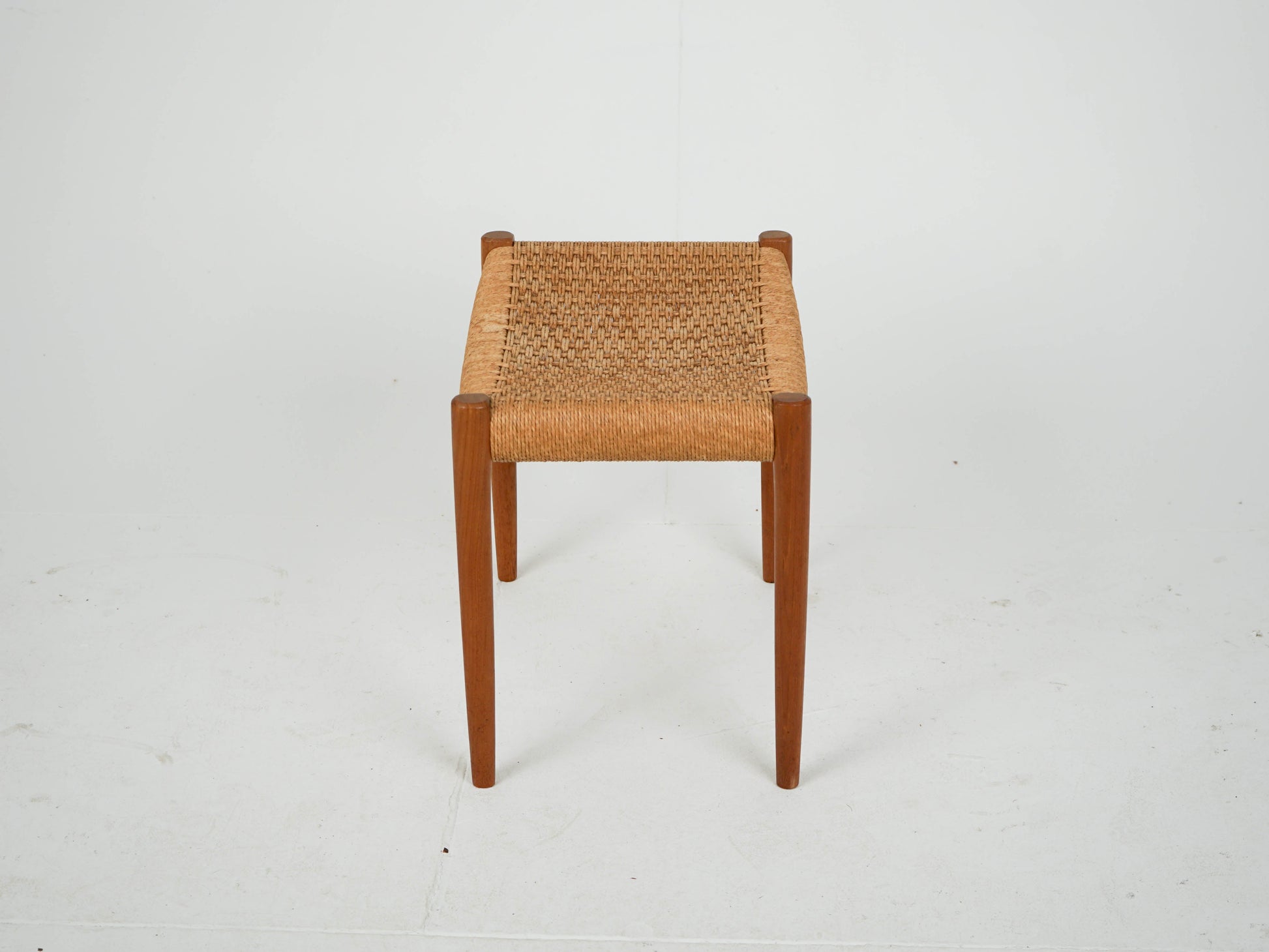 Vintage Hocker "Modell 80A" von Niels Otto Møller für JL Møller Møbelfabrik aus Teak