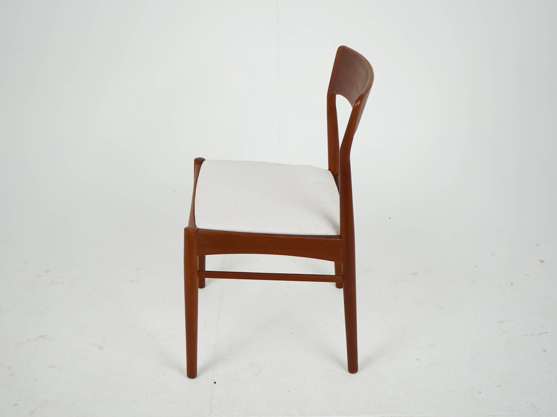 Set von 6 Vintage Teak Esszimmerstuhl von Henning Kjærnulf für Korup Stolefabrik