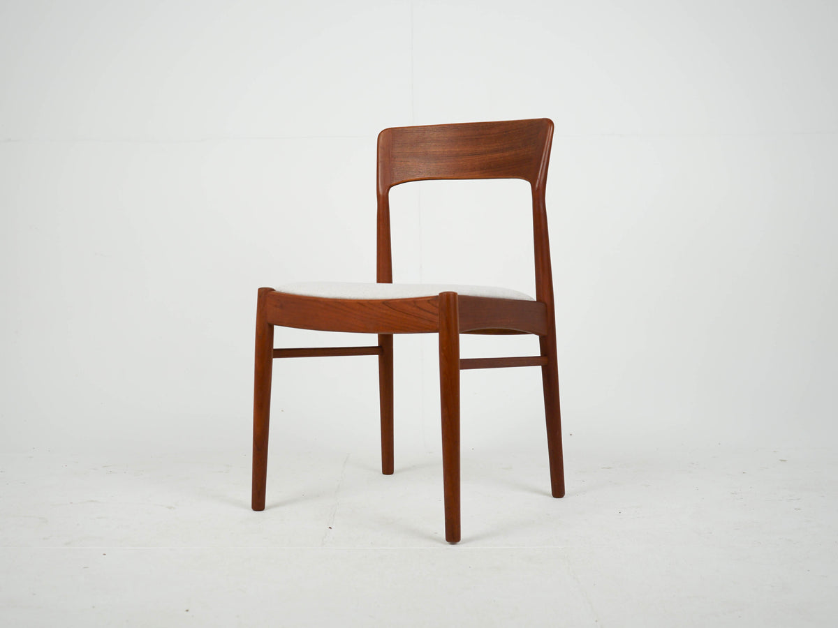 Set von 6 Vintage Teak Esszimmerstuhl von Henning Kjærnulf für Korup Stolefabrik