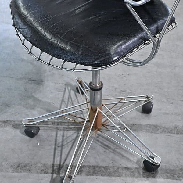 Vintage Schreibtischstuhl Beaubourg Chair auf Rollen, Frankreich