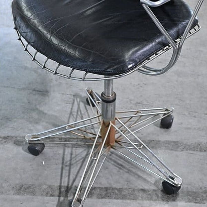 Vintage Schreibtischstuhl Beaubourg Chair auf Rollen, Frankreich