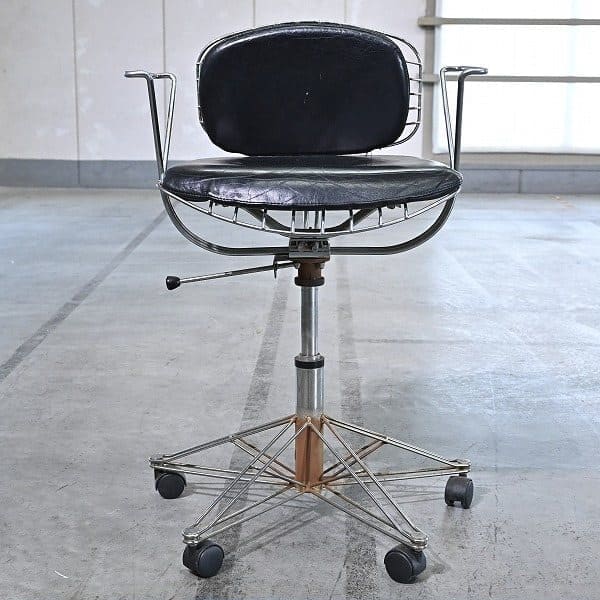 Vintage Schreibtischstuhl Beaubourg Chair auf Rollen, Frankreich