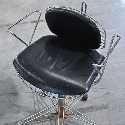 Vintage Schreibtischstuhl Beaubourg Chair auf Rollen, Frankreich