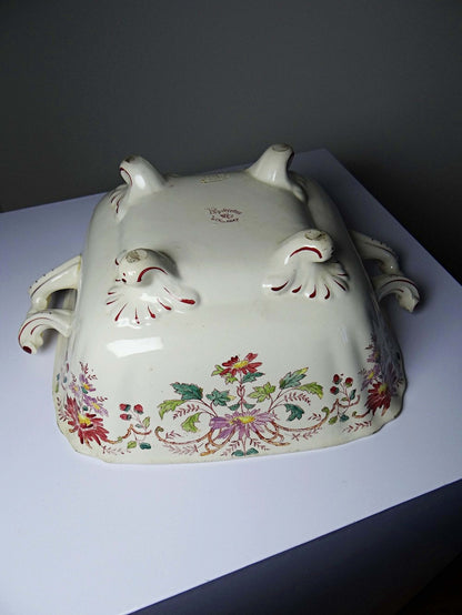 Vintage Terrine "Pâquerettes" von Longchamp, Art Nouveau